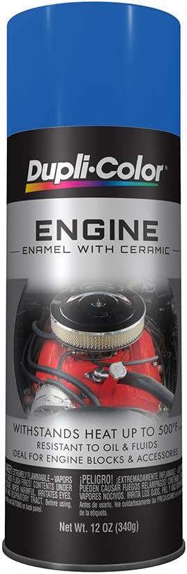 Dupli-Color EDE162107 Engine Enamel with Ceramic, Old Ford Blue, 12 oz.