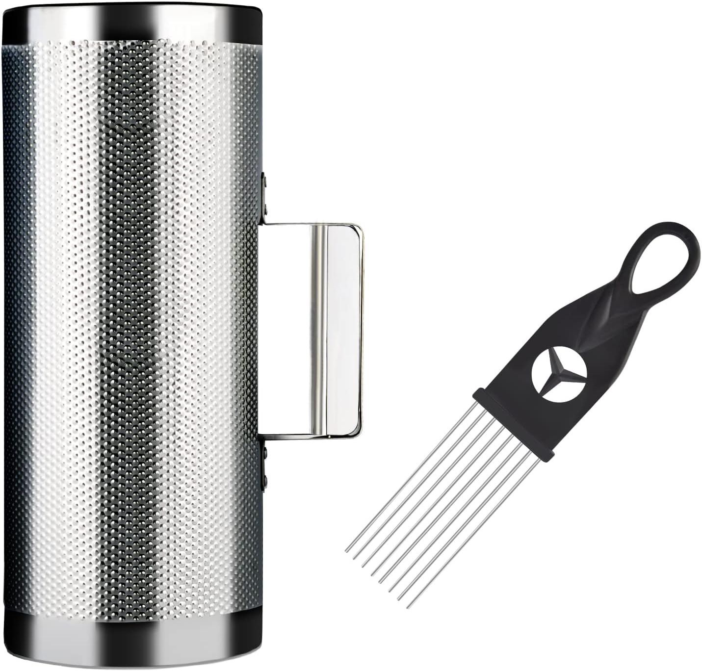 EASTROCK Stainless Steel Guiro Shaker 12 5 Percussion Instrument Guiro Musical Instruments Tool with Scraper for Live Performance