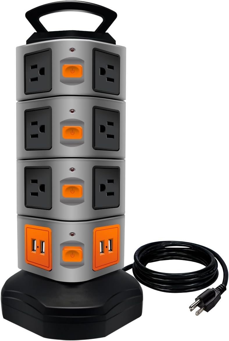 I love this. You can plug in regular cords and also chargers. I have an older home so not many outlets in the rooms. It also has a retractable extension cord! Great product!!!! My neighbors and family members have also purchased after seeing mine!