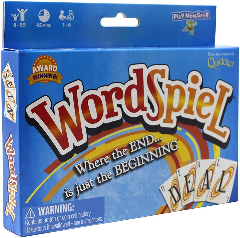 Set WordSpiel  Card Game  Make A Word Using Part of the Word Before  Family Fun Game Night  For Ages 8+