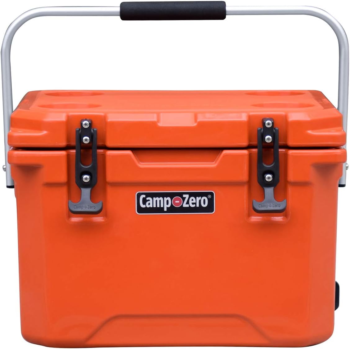 CAMP-ZERO 20L | 21.13 Quart Premium Cooler/Ice Chest with 4 Molded-in Cup Holders