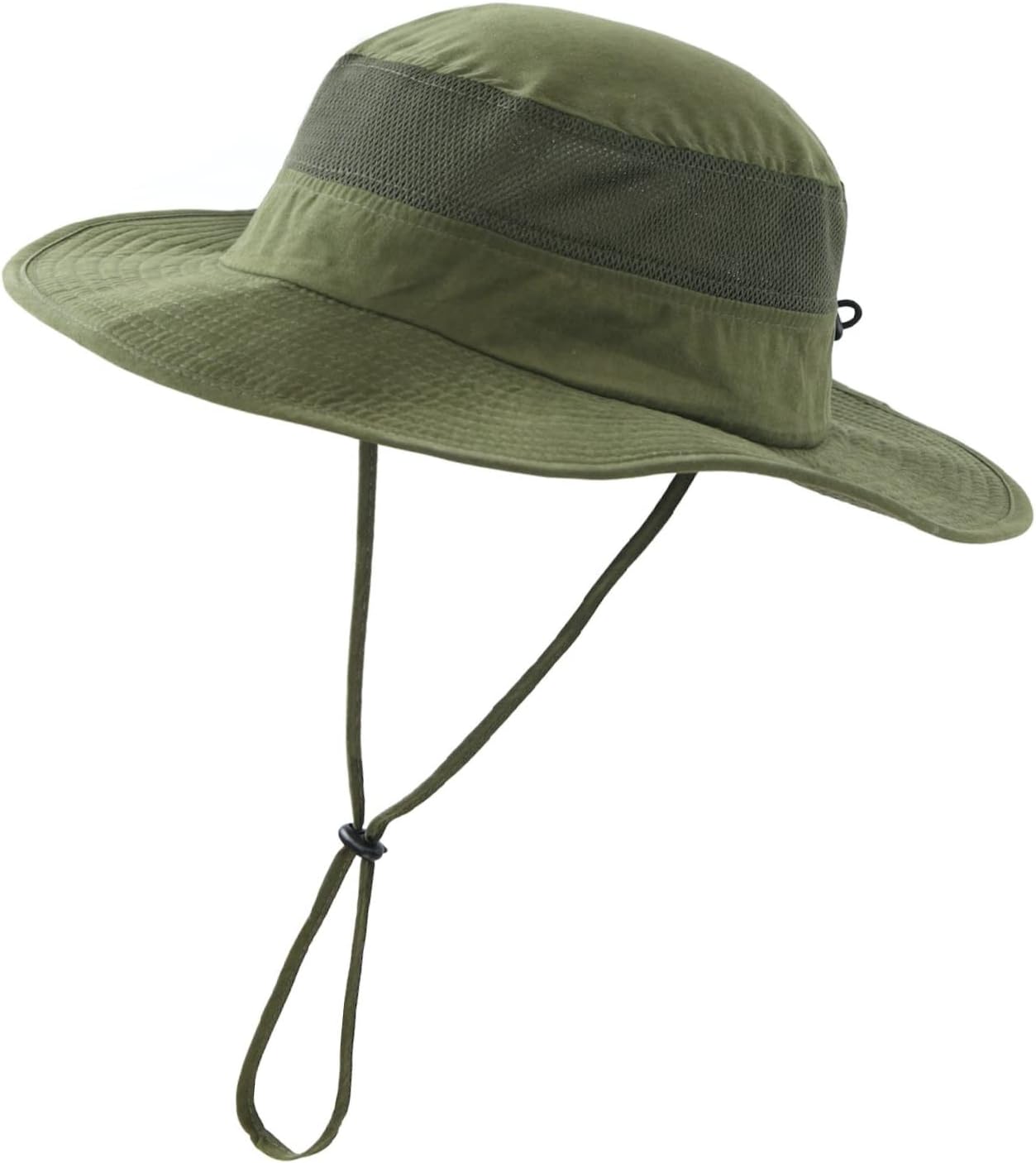 Home Prefer Men' Sun Hat UPF 50  Wide Brim Bucket Hat Mesh Fishing Hat