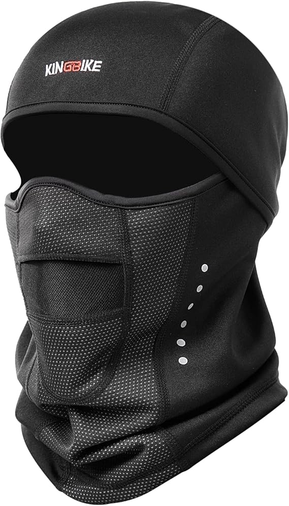 KINGBIKE Balaclava Ski Mask for Men Women Water Resistant and Windproof Fleece Thermal Full Face Mask Cold Weather Gear