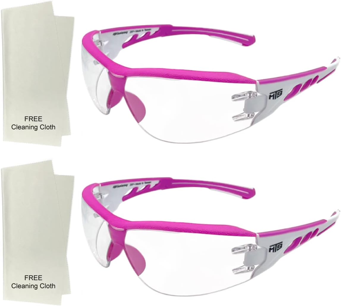 Super Flexible Lightweight Anti Fog Wrap-Around U6 Clear Shooting Safety Glasses with ANSI Z87.1 Scratch Resist