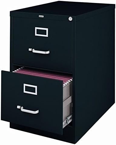 Home Square Value Pack (Set of 2) 2 Drawer Legal File Cabinet in Black