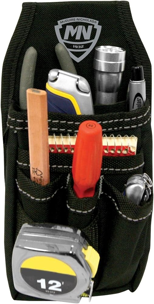 McGuire-Nicholas Mini Organizer | Mini Nylon Organizer Pocket Attachment for Tool Belt | Durable and Compact Tool Holder