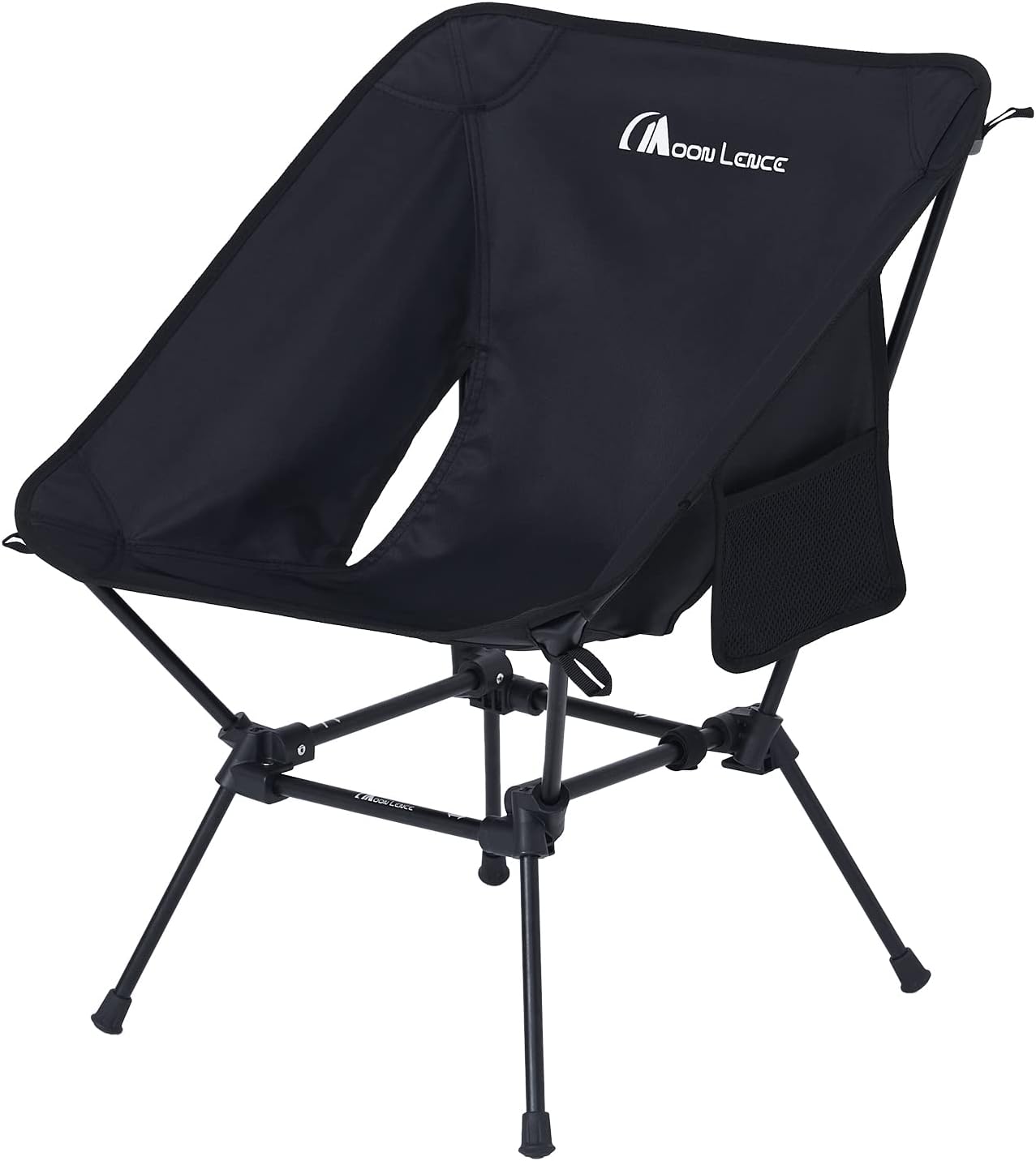 MOON LENCE Camping Chair Compact Backpacking Chair Folding Chair with Side Pockets Portable Chair Lightweight Heavy Duty for Hiking & Beach