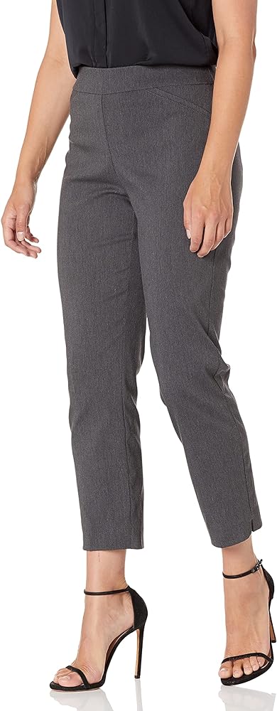 I wanted dressy comfortable pants for a conference. I purchased these with several others to have a choice. These are not the old 80's Briggs pants. I ordered a 12 expecting the waist to be too tight. However, they fit perfect and are very flattering. I am 5'  150 pds. and can wear these pants with 1 inch heels and they go to the floor. They stretch well and do not hold wrinkles at all. They do not collect lint and come out of the wash like new. They look much better in person than in the photo online and they are slimming and well made,