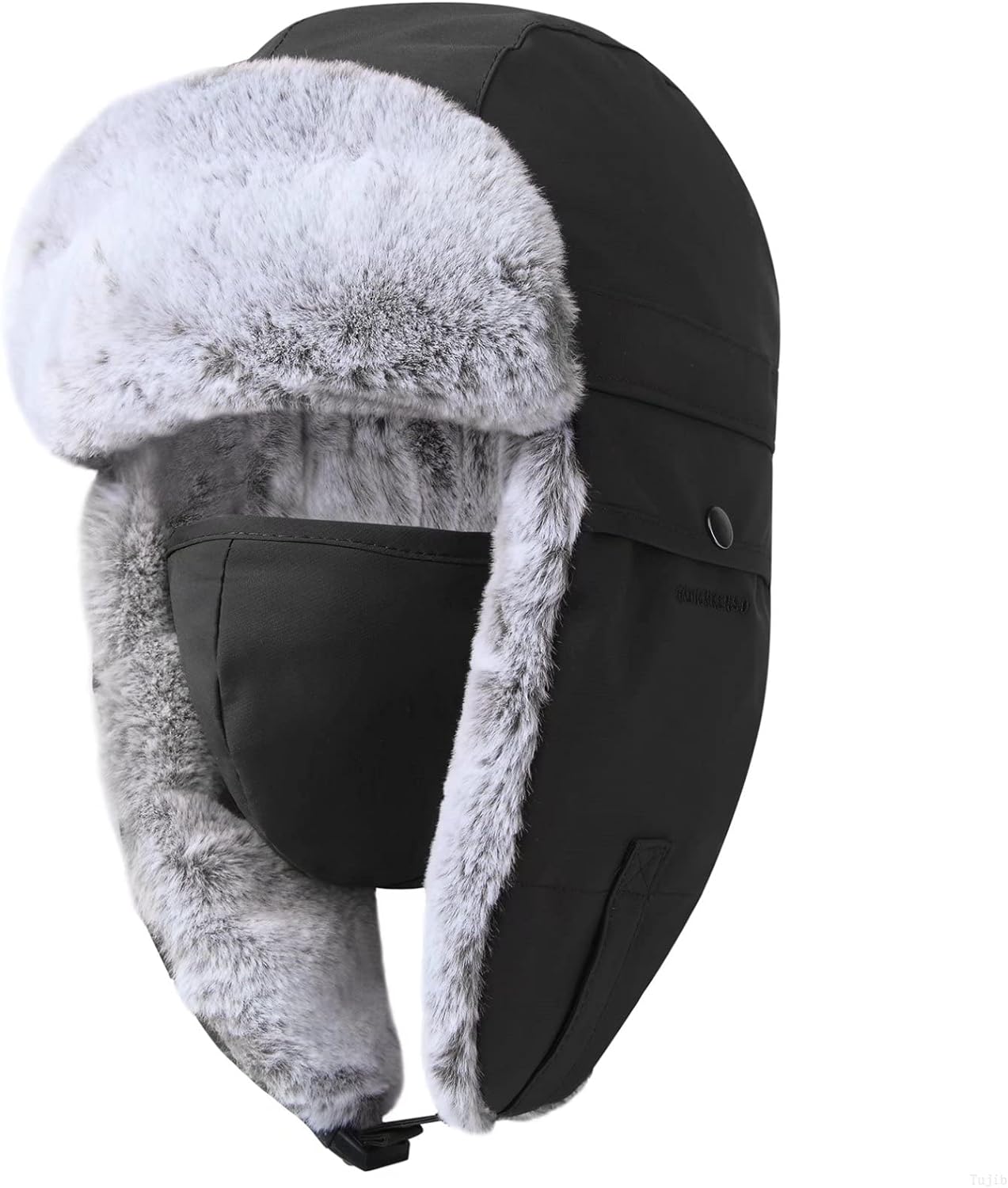 GADIEMKENSD Unisex Winter Ushanka Trapper Hat with Ear Flap Chin Strap