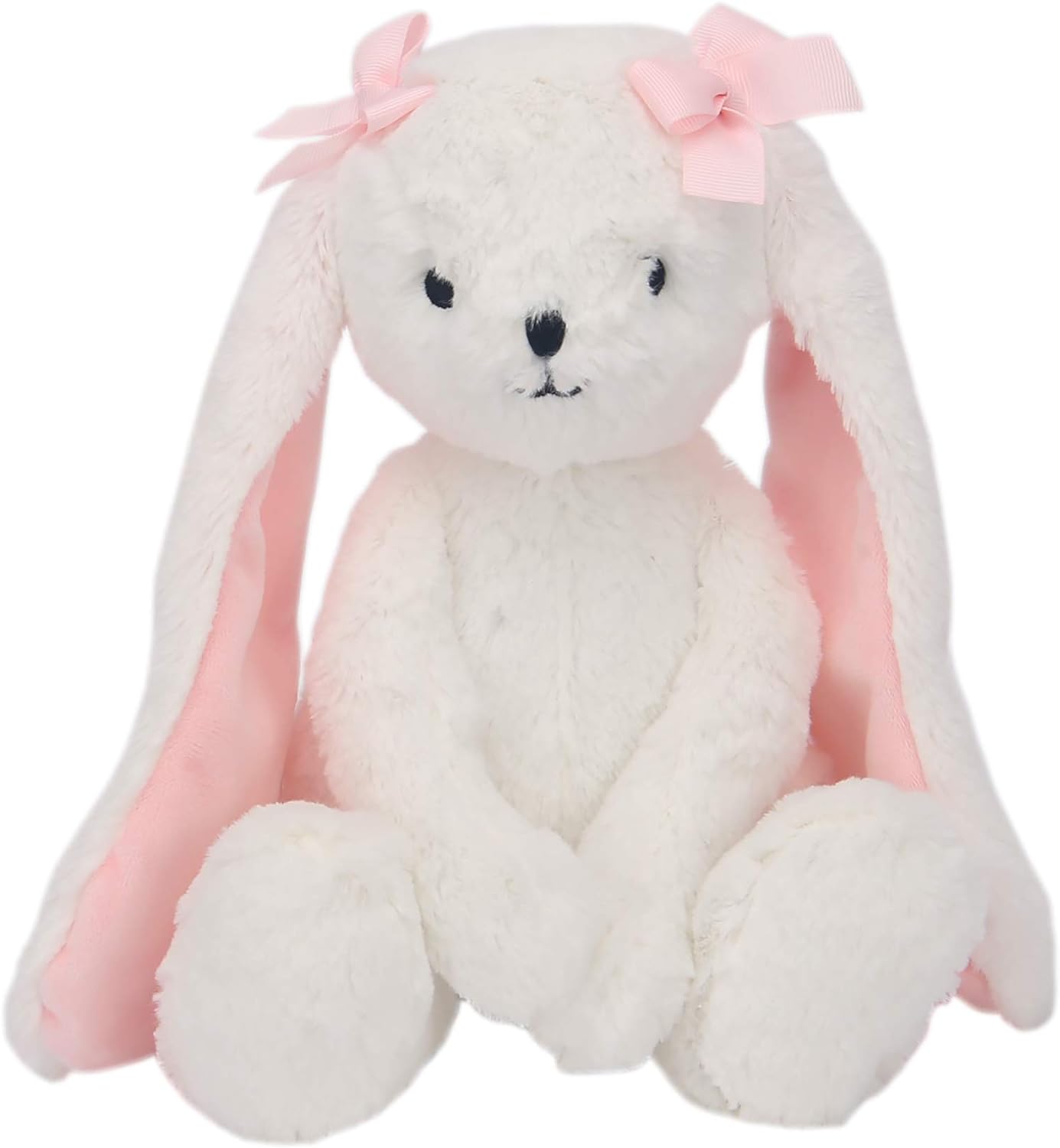 Bedtime Originals Blossom Plush Bunny Stuffed Animal Toy Plushie - Snowflake