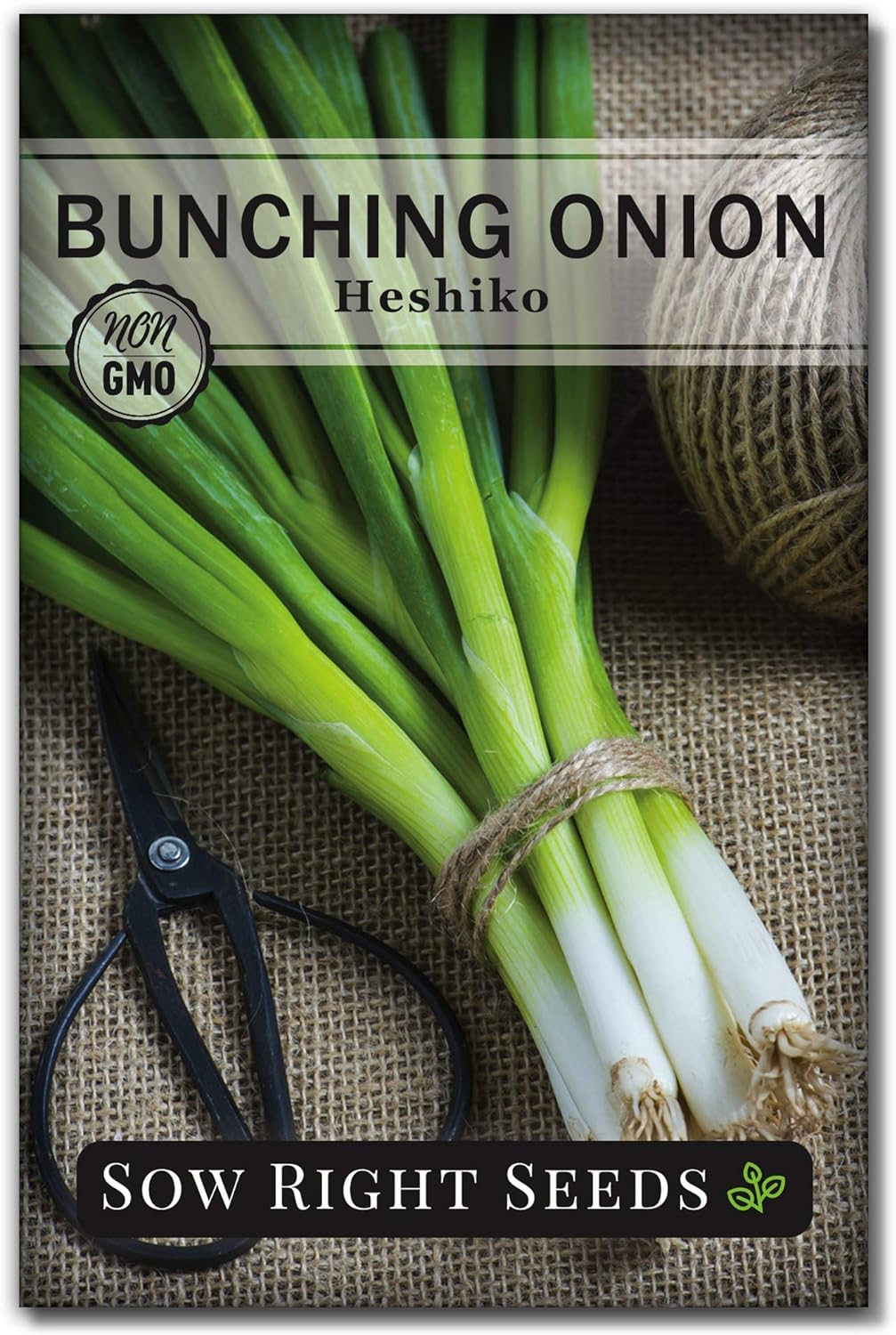 Sow Right Seeds - Heshiko Japanese Bunching Green Onion Seeds for Planting - Non-GMO Heirloom - Instructions to Plant and Grow a Kitchen Garden Indoors or Outdoors - Mild Onion Flavor for Cooking (1)