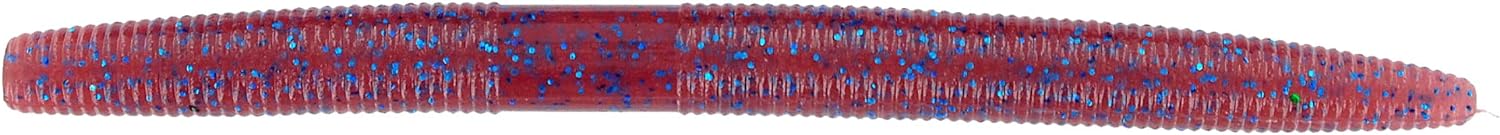 Gary Yamamoto 5 SENKO CINNAMON RED W/ SMALL BLUE FLAKE (10 PACK)