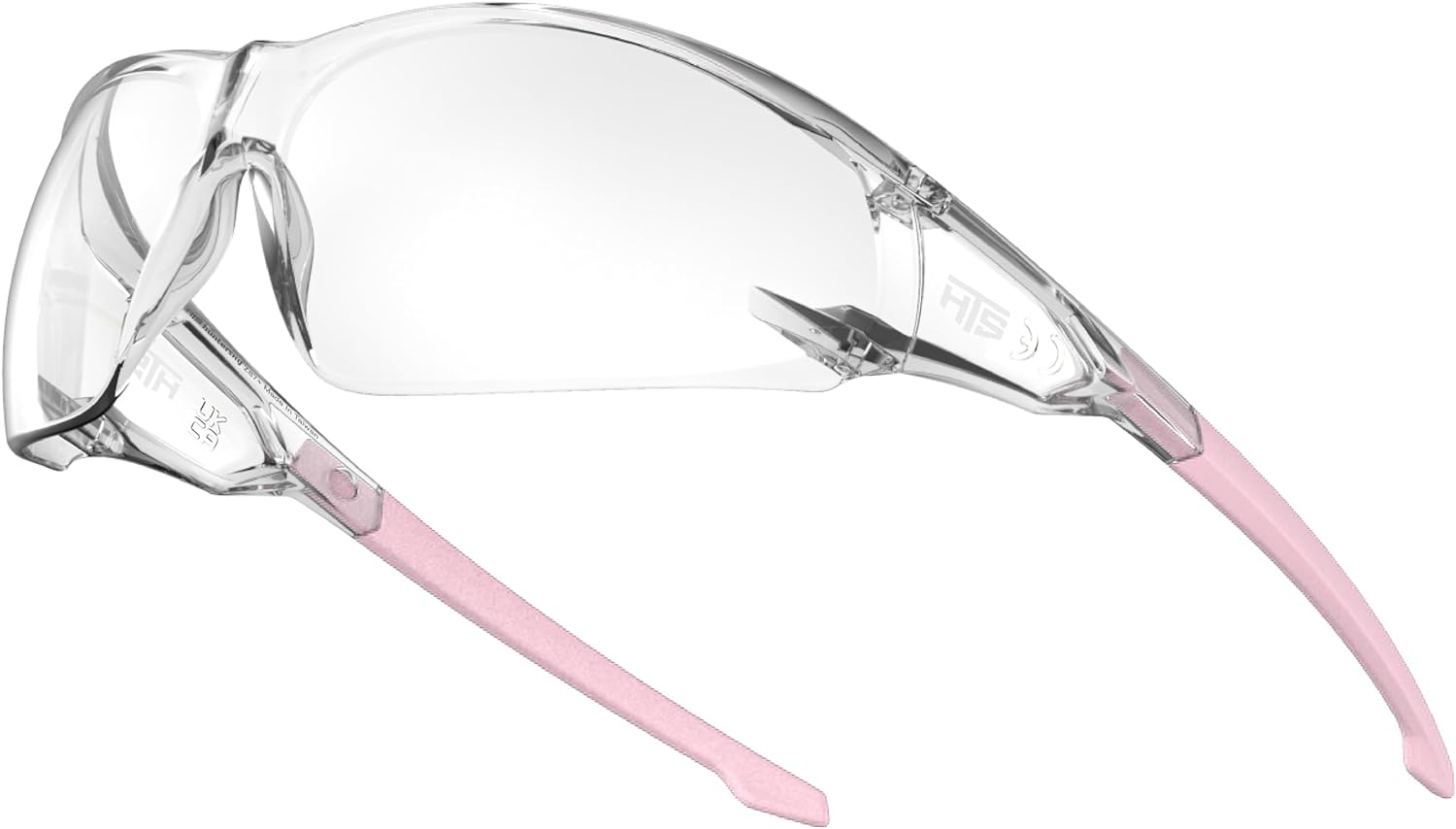 Lightweight Protective Anti-Fog Wrap-Around Clear Shooting Safety Glasses with ANSI Z87.1 Scratch Resistant