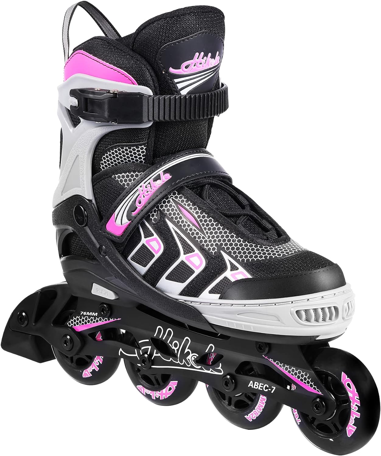 Hikole Adjustable Inline Skates for Kids and Adults, Outdoor Roller Fitness Blades for Men and Women, Beginner Roller Skates for Girls and Boys