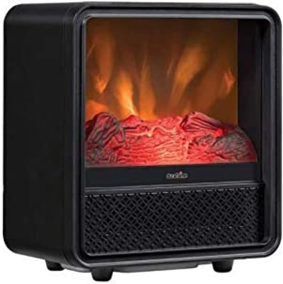 duraflame Portable Electric Fireplace Personal Cube Space Heater