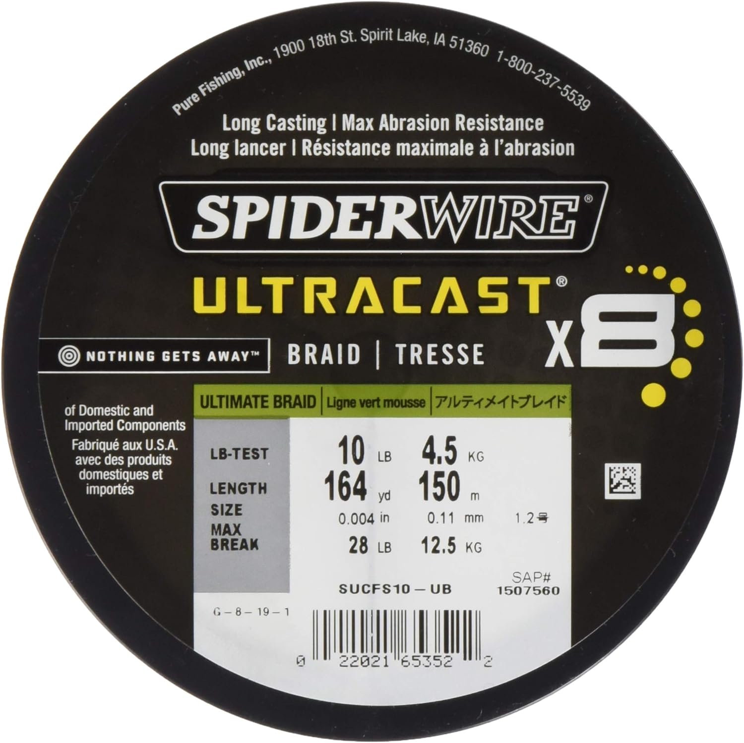 SpiderWire Ultracast Braid