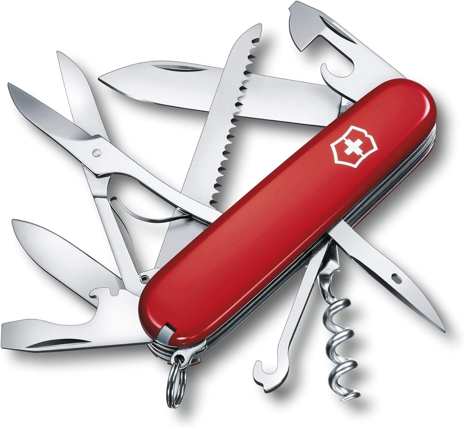 Victorinox Swiss Army Huntsman Pocket Knife (Red)