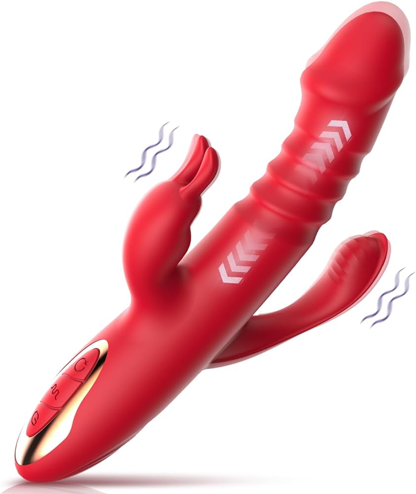 This was delivered quickly! Soft silicone in a nice red color. Has SO many settings for different thrusting and vibration patterns. Quiet and discreet. Charges fast and batter lasts a long time.