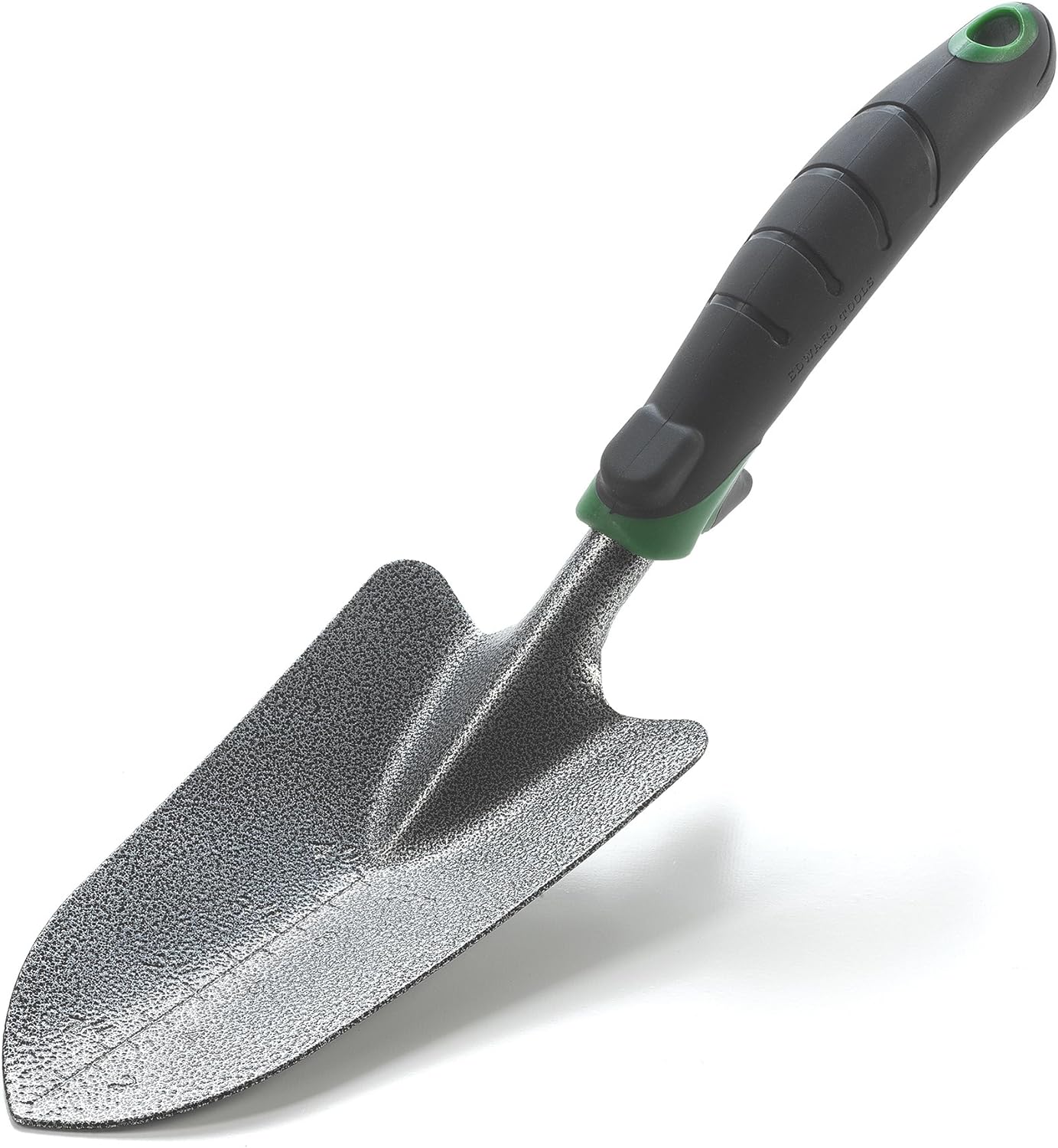 Edward Tools Garden Trowel - Heavy Duty Carbon Steel Garden Hand Shovel with Ergonomic Grip - Stronger Than Stainless Steel - Depth Marker Measurements for More consistent Planting