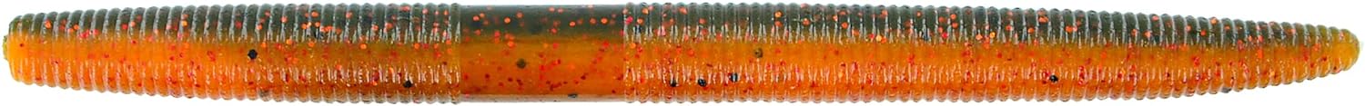 Gary Yamamoto 5 SENKO WATERMELON W/ COPPER FLAKE/ORANGE W/ RED FLAKE (10 PACK)