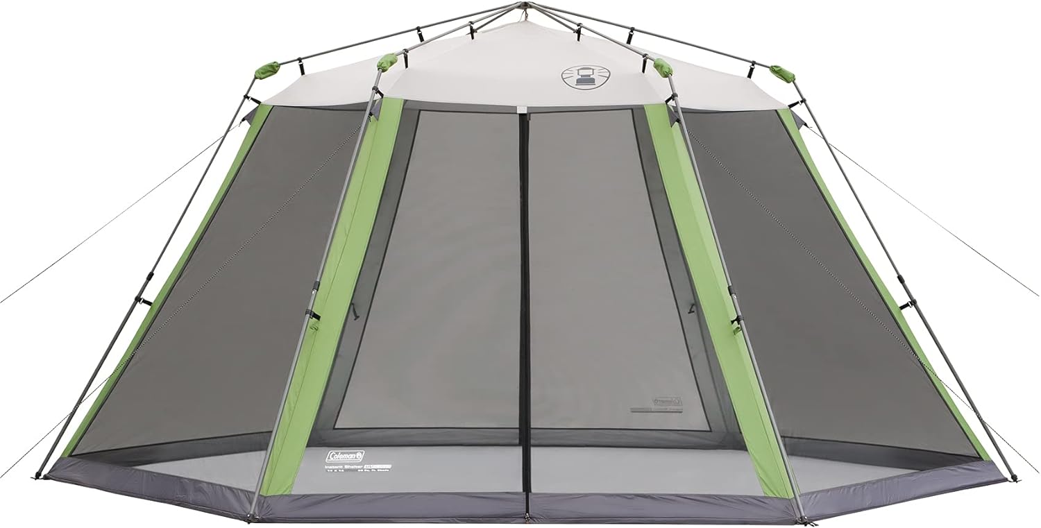 Coleman Skylodge Screened Canopy Tent with Instant Setup, 10x10/15x13ft Portable Screen Shelter with 1-Minute Setup for Bug-Free Lounging, Great for Picnic, Yard, Beach, Park, Camping, & More