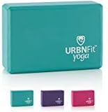 URBNFit Yoga Block - 1PC - Moisture Resistant High Density EVA Foam Block - Improve Balance and Flexibility Perfect for Home or Gym - Free PDF Workout Guide