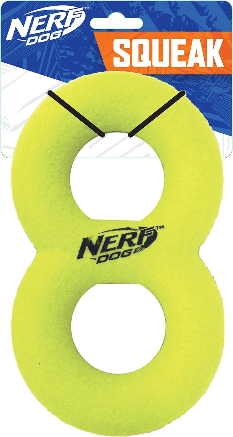 Nerf+Dog+8.7in+Max+Court+Squeak+Infinity+Tug+Green%2fBlue+(5339)