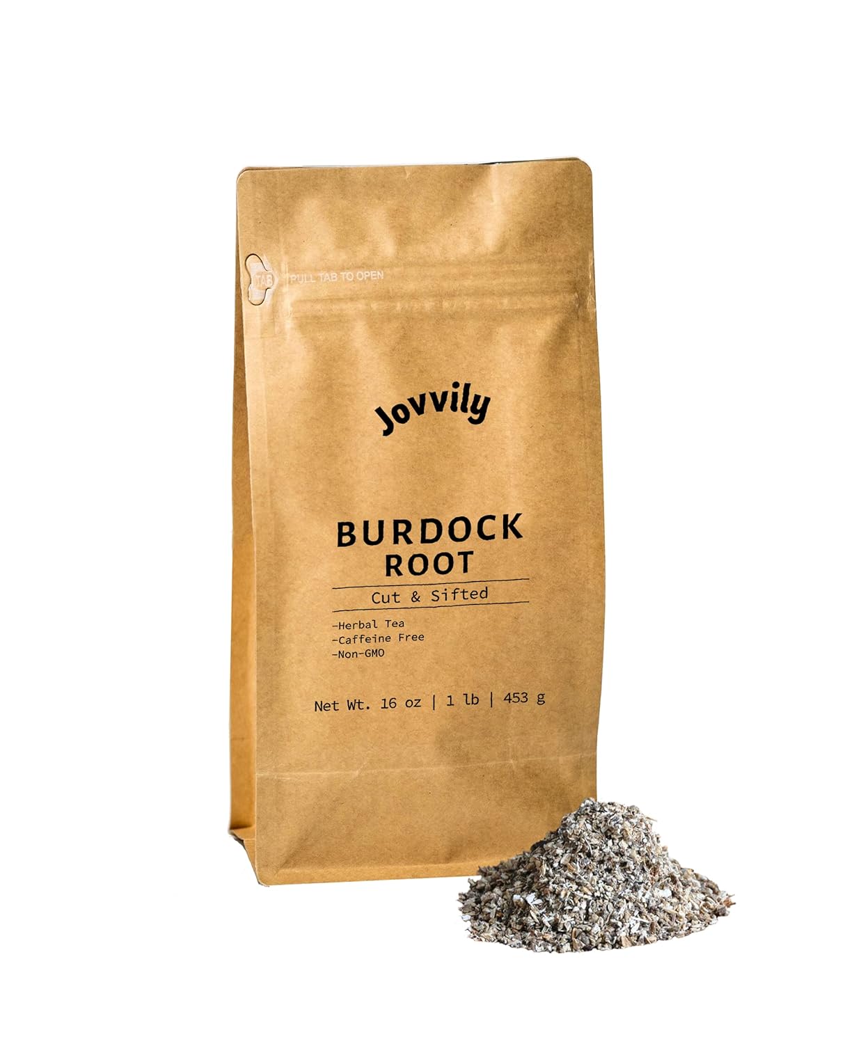 Jovvily Burdock Root - 1lb - Cut & Sifted - Herbal Tea - Caffeine Free