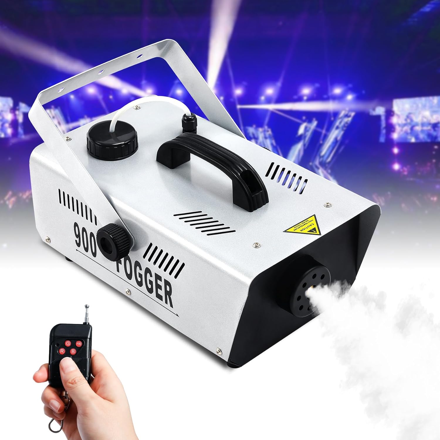 TCFUNDY 900W Fog Machine Smoke Machine Stage Fogger with Remote Control for Halloween Wedding Disco Club Christmas Party DJ Performance