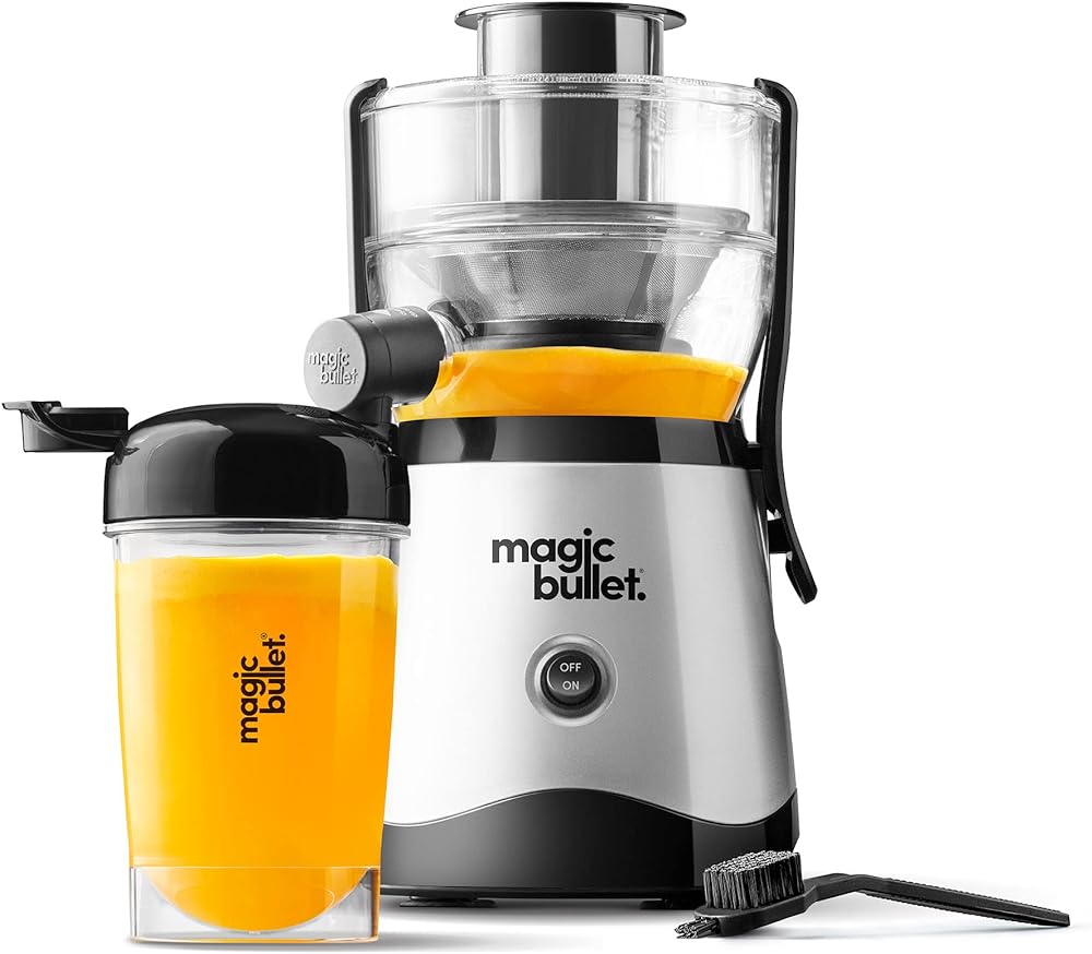 The Magic Bullet Mini Juicer is the perfect way to enjoy fresh, delicious juice on the go. This compact and powerful juicer makes it easy to extract the nutrients from your favorite fruits and vegetables in seconds