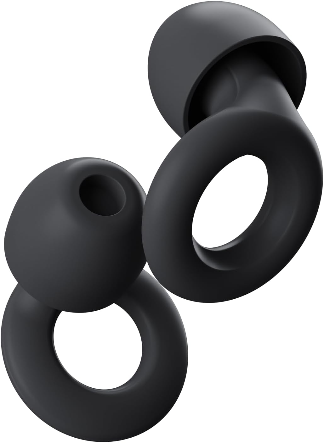 Loop Quiet Ear Plugs for Noise Reduction  Super Soft, Reusable Hearing Protection in Flexible Silicone for Sleep, Noise Sensitivity - 8 Ear Tips in XS/S/M/L  24dB & NRR 14 Noise Cancelling  Black