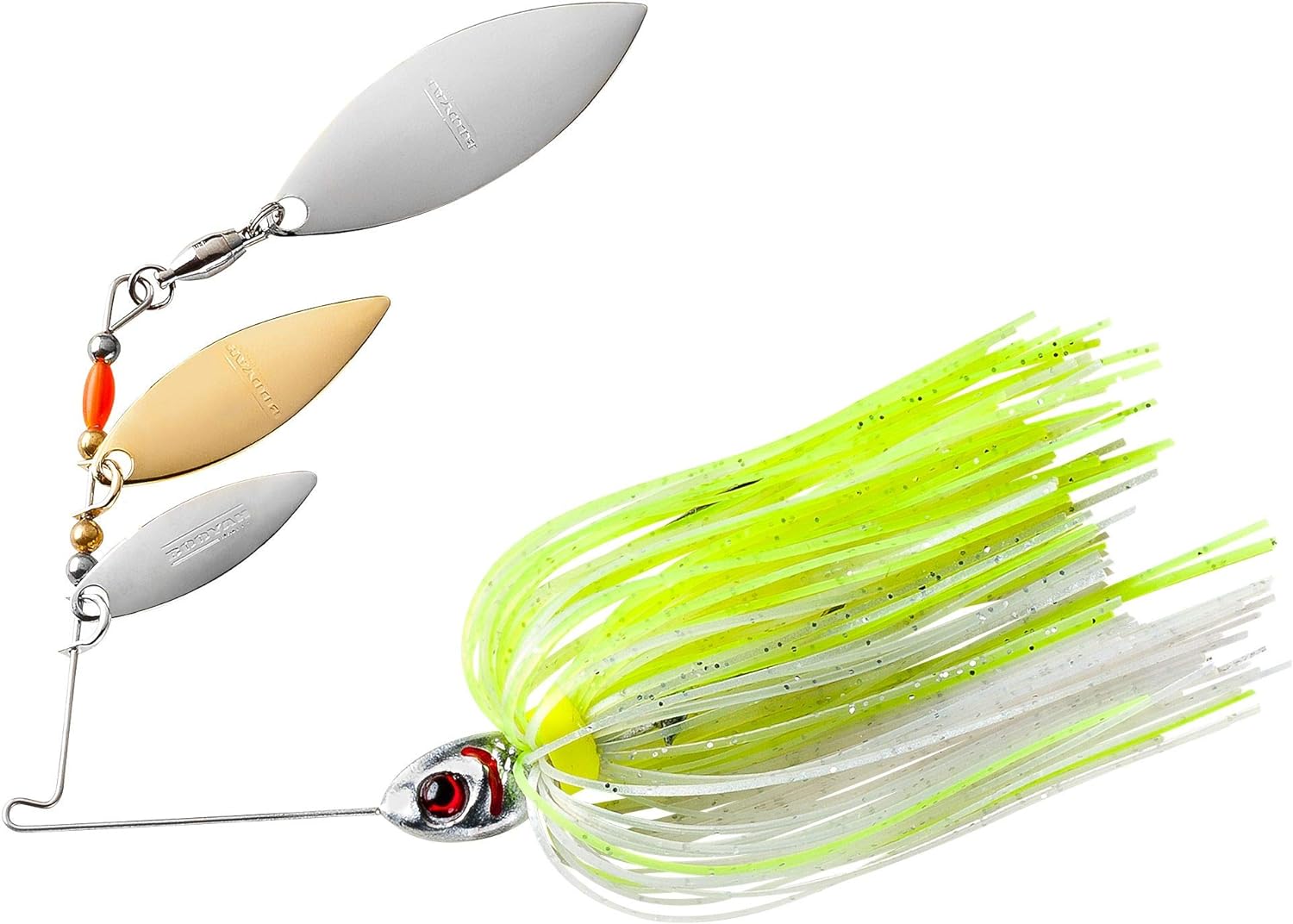 Booyah Shad Blade-Bait Fishing Lure, Pearl Shiner, Mini Shad (3/16 oz)