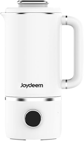 Joydeem JD-PB8200 Compact Blender with 10 Menus, Quiet Cooking Blender for Soymilk, Paste & Juice, 304 Stainless Steel, 12H Preset, 600ml