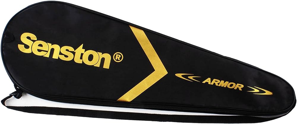 Senston Badminton Racket Cover Badminton Racket Bag with Adjustable Shoulder Strap