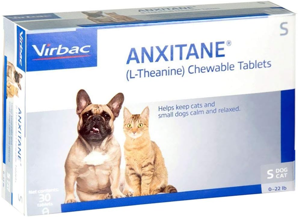 Virbac Anxitane Chewable Tablets for Small Dogs & Cats 22 & Less lb 30 Count