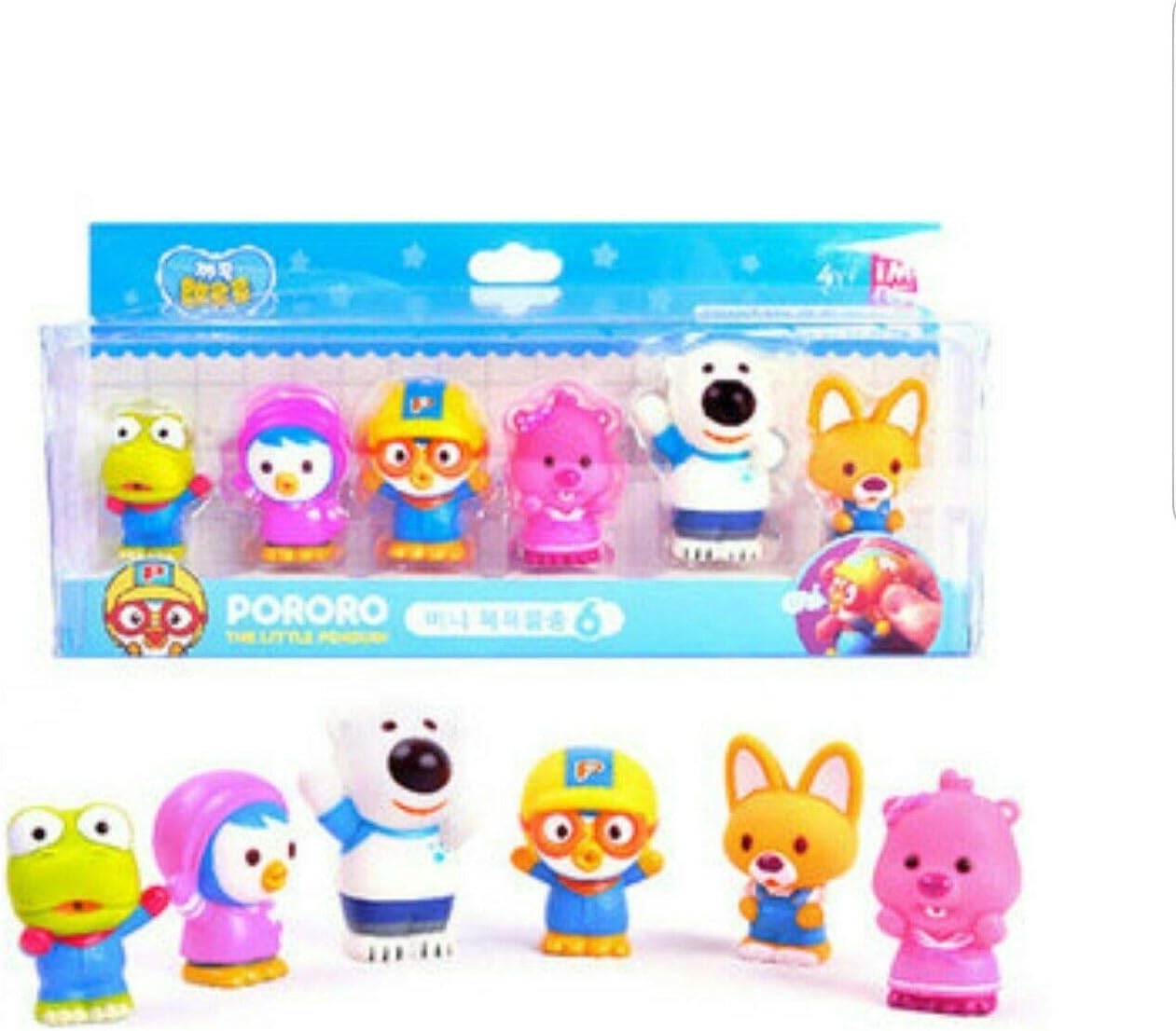 My 3 yr old LOVES Pororo and I bought these to put into her Easter eggs that I hid around the backyard. These were her favorite finds out of all of her eggs! They are the perfect size for little hands, well made, and can be used in or out of the bath! Perfect because you get all of the main characters at a good price!