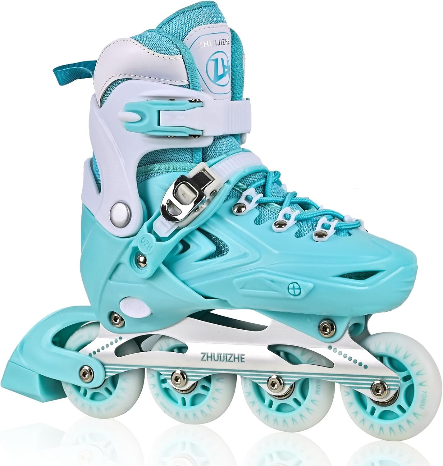 Inline Skates for Girls and Boys, 4 Size Adjustable Light up Wheels Kids Inline Skates for Toddlers Beginner Outdoor Indoor Sport