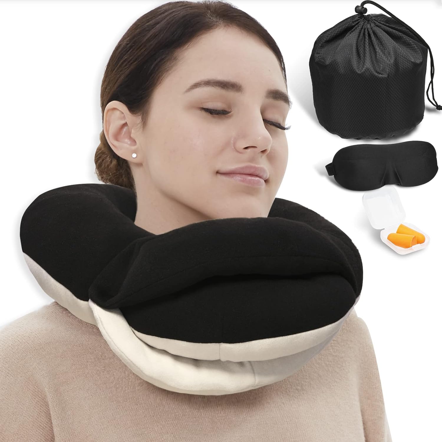 I use this at home in my chair where I sometimes fall asleep reading or watching TV. I wake up with a crick in my neck. Once it was so bad, it took the Chiropractor 3 adjustments to get me out of pain. so I ordered this. no more neck cricks, and I find it comfortable to wear while reading or watching. It is probably great for travel too, but it' use at home is priceless! Just the thing for the overworked, aging, salaried work at home and at work-a-holic.