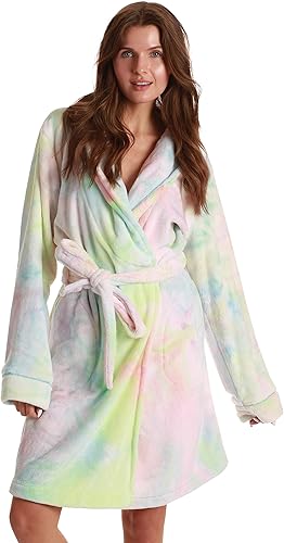 Just Love Velour Chevron Texture Bath Robes for Women