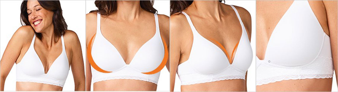 Warner's Women's No Side Effects Underarm-Smoothing Comfort Wireless Lightly Lined T-Shirt Bra 1056