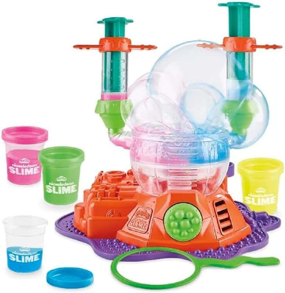 Play-Doh Ultimate Bubble Lab Playset with Nickelodeon Slime Brand Compound, Tactile Sensory Toys for Girls and Boys 3 Years and Up, Kids Arts and Crafts