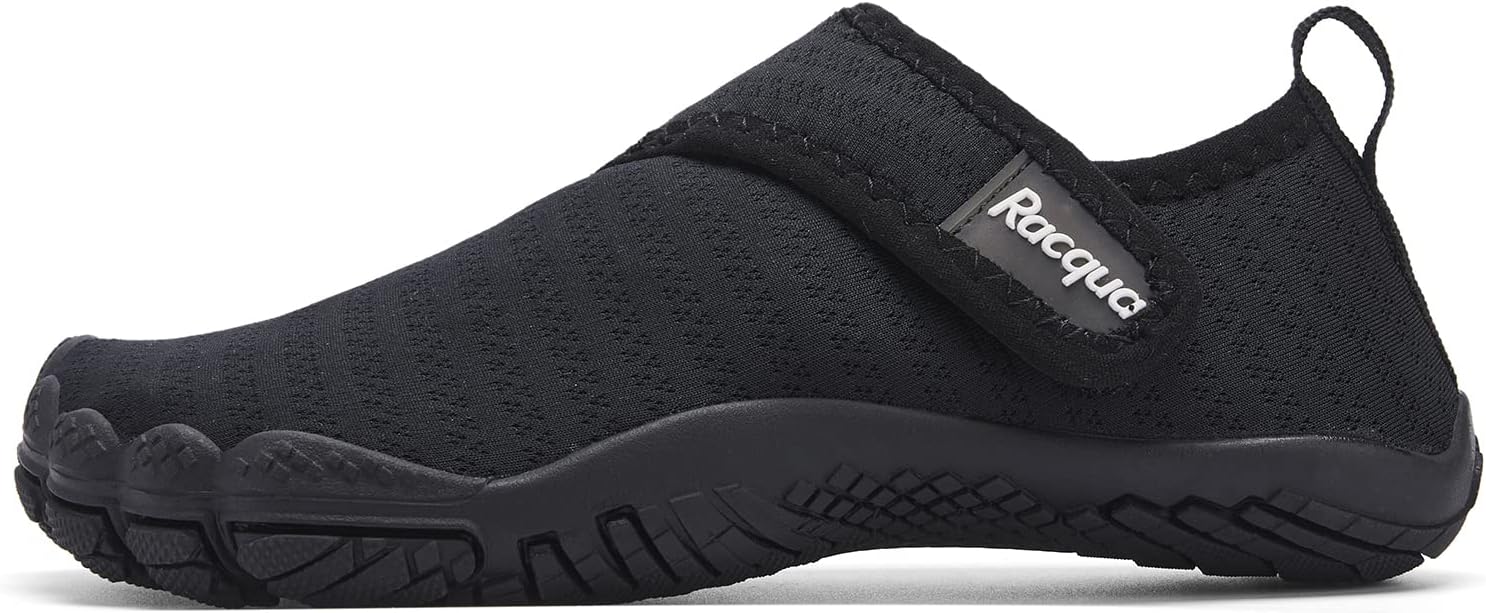 Racqua Boy' Girl' Kids Toddler Water Shoes Quick Dry Barefoot Lightweight Pool Swim Beach Sport Aqua Shoes(Toddler/Little Kid/Big Kid)