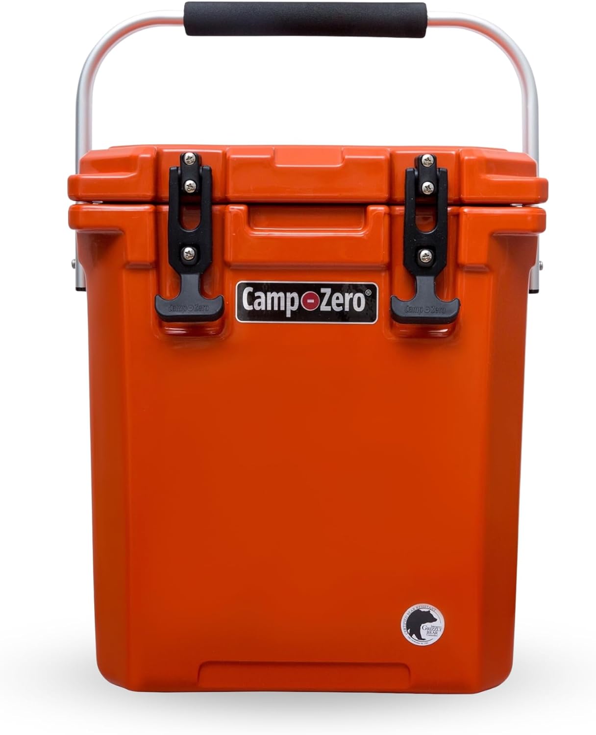 CAMP-ZERO 16L-16.9 Quart Portable Hard Cooler with Divider, Perfect for Drinks, Wine Bottles, Lunch, Beach, Picnics, Boating, Camping, Travel with 2 Molded-in Cup Holders and Folding Aluminum Handle