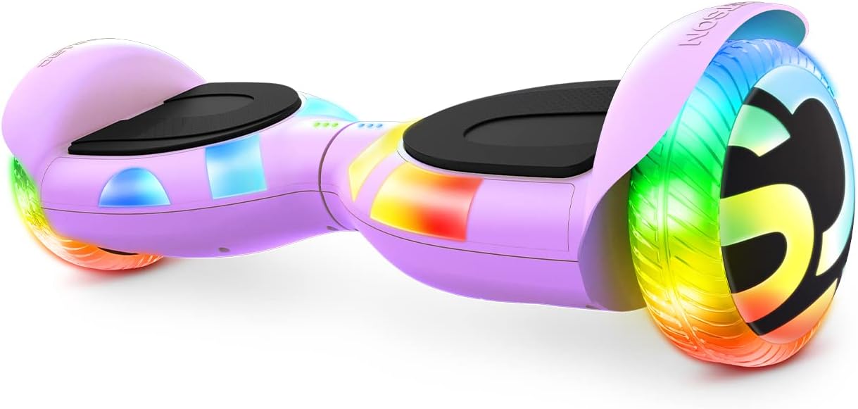 Jetson All Terrain Hoverboard with LED Lights, LED Light-up Wheels, Self-Balancing Hoverboard with Active Balance Technology, Ages 12+