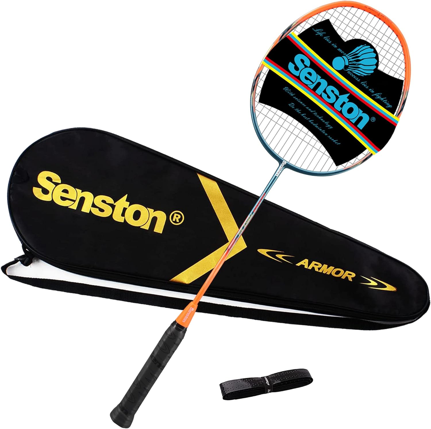 Senston N80 Badminton Racket Carbon Fiber Badminton Racquet, Single Professional Badminton Racket