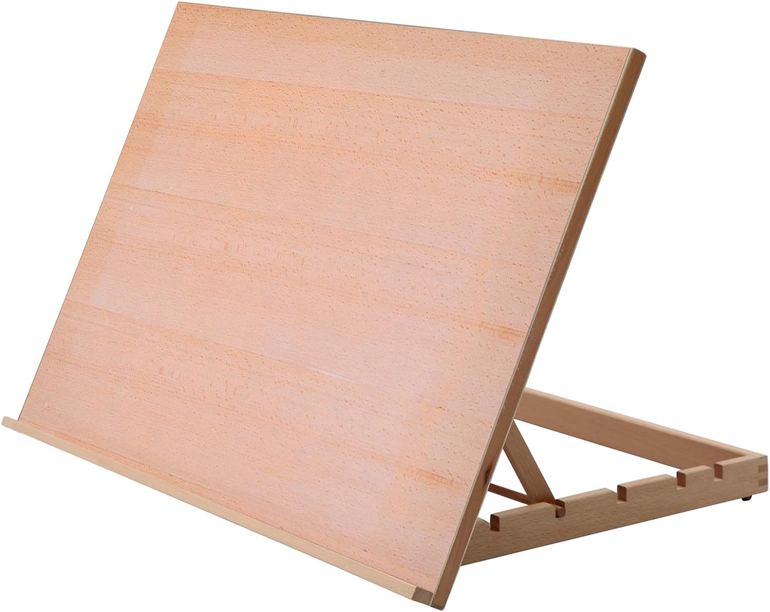 Falling in Art Extra Large 5-Position Wood Drafting Table Easel Drawing and Sketching Board, 29 1/2 Inches by 19 2/3 Inches