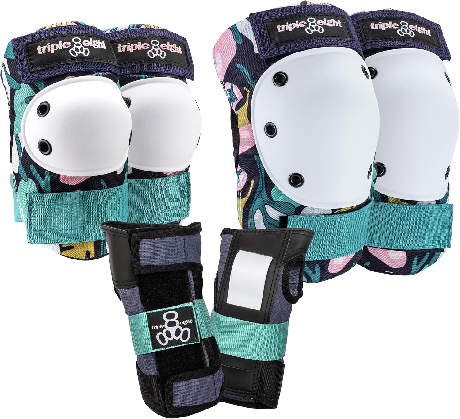 Triple Eight Saver Series Pad Set with Kneesavers, Elbowsavers and Wristsavers