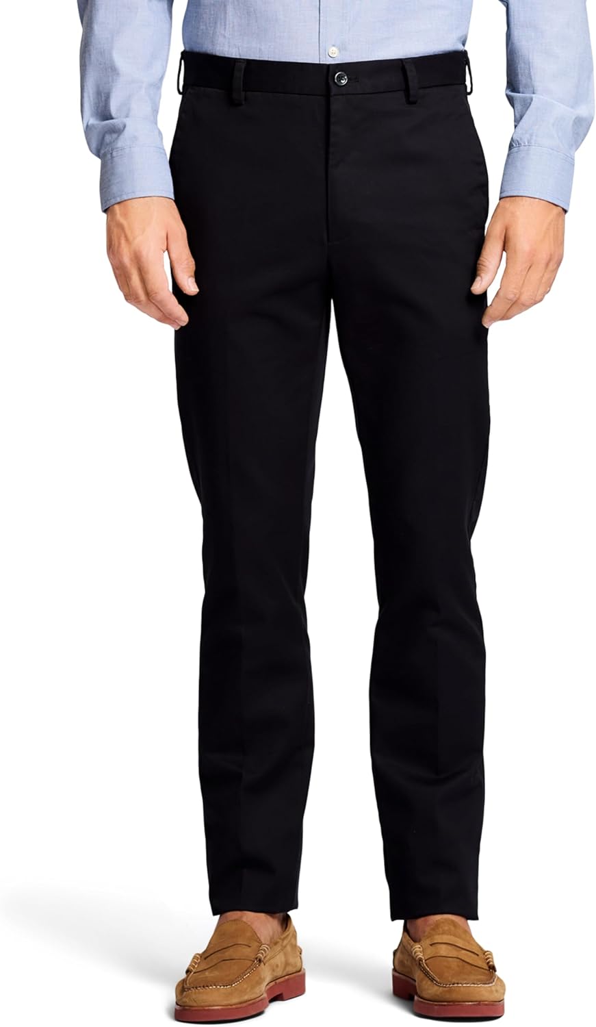 IZOD Men's American Chino Flat Front Slim Fit Pant