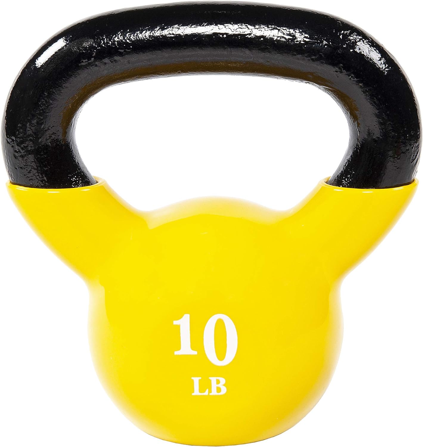 BalanceFrom All-Purpose Color Vinyl Coated Kettlebell, 5-50 Pounds