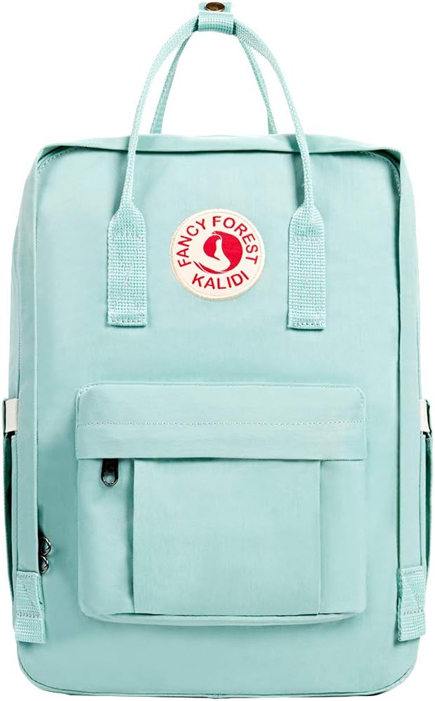 KALIDI Casual Backpack for Women,15 Inches Laptop Backpack Classic Camping Rucksack Travel Outdoor Daypack College Bag Mint Green